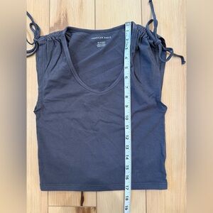 American Eagle Outfitters Charcoal Tank Top